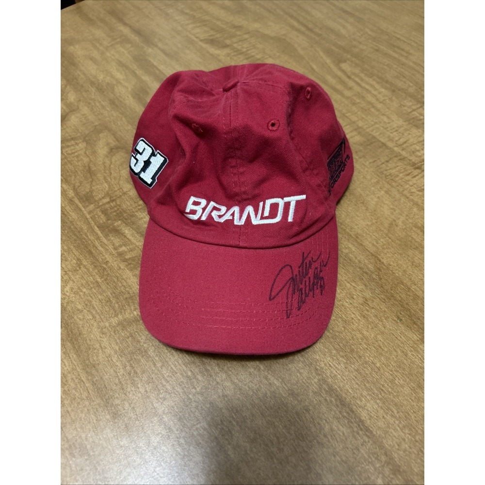 Brandt Agriculture Racing Hat Signed By Justin Allgaier Motorsport Port And Co